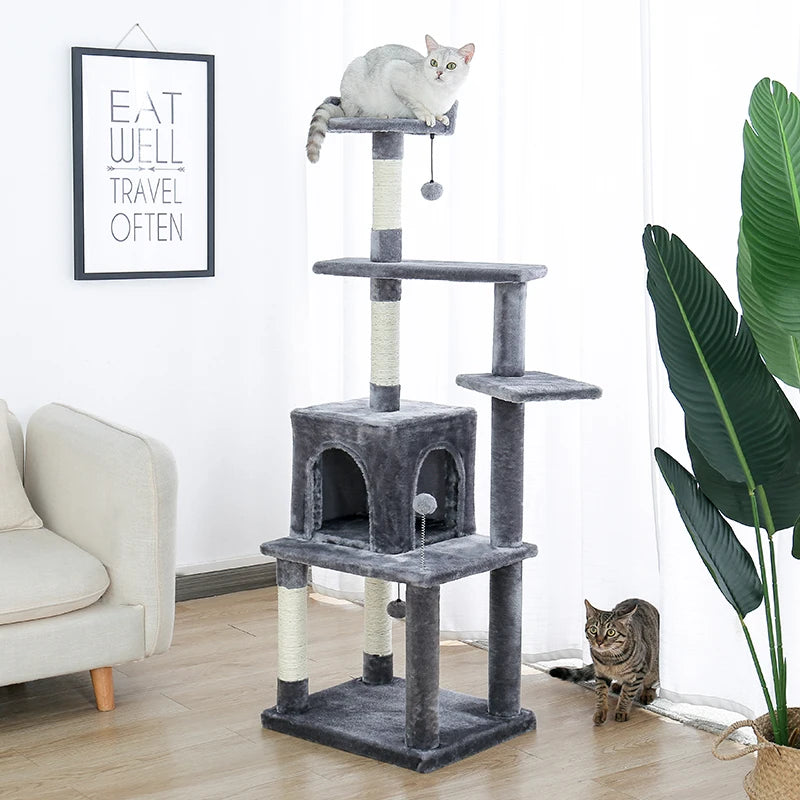 Cat Tree House Tower With Scratching Post