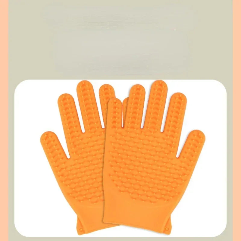 New Cat And Dog Bath Hair Removal Gloves.