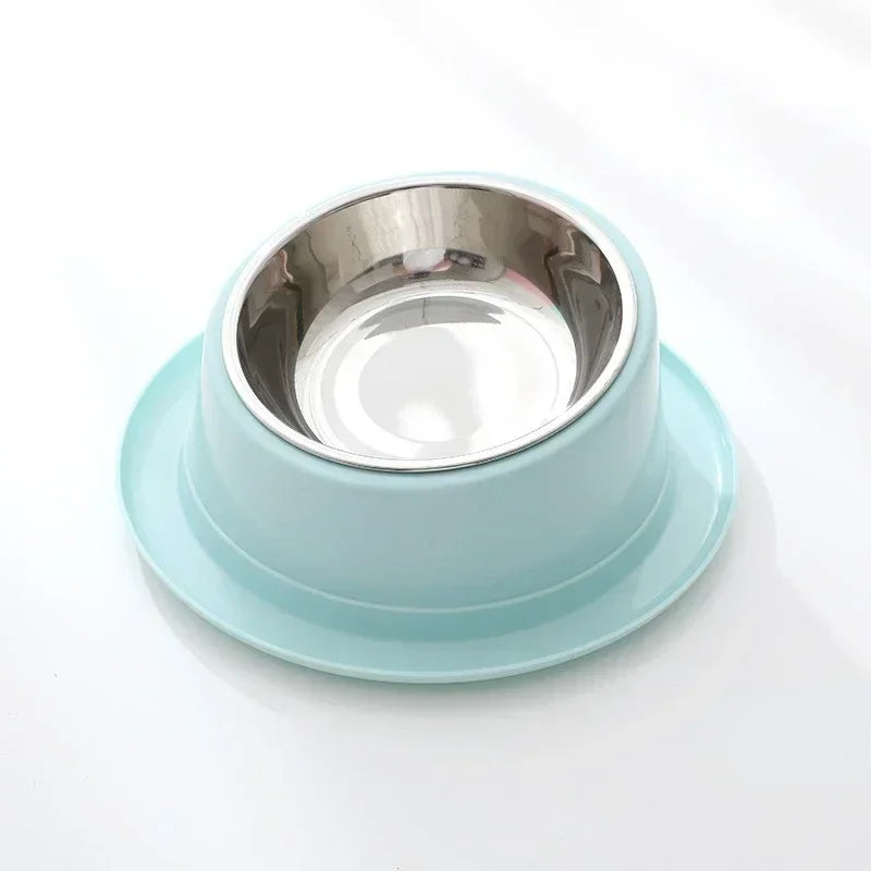Cat Feeder Slope Anti-Ant Food Bowl For Cat Dog Quality Stainless Steel Container