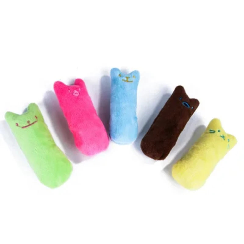 Teeth Grinding Catnip Toys Cute Funny Interactive Plush Teeth Grinding Relaxation