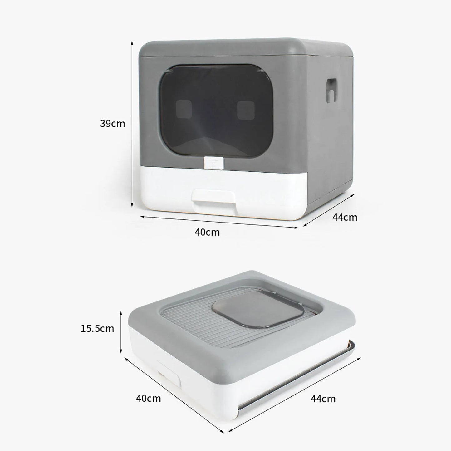Large Plastic Spill Proof Cat Toilet