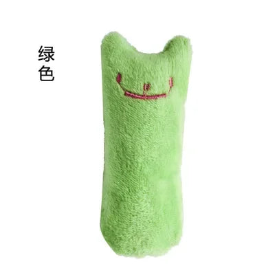 Teeth Grinding Catnip Toys Cute Funny Interactive Plush Teeth Grinding Relaxation