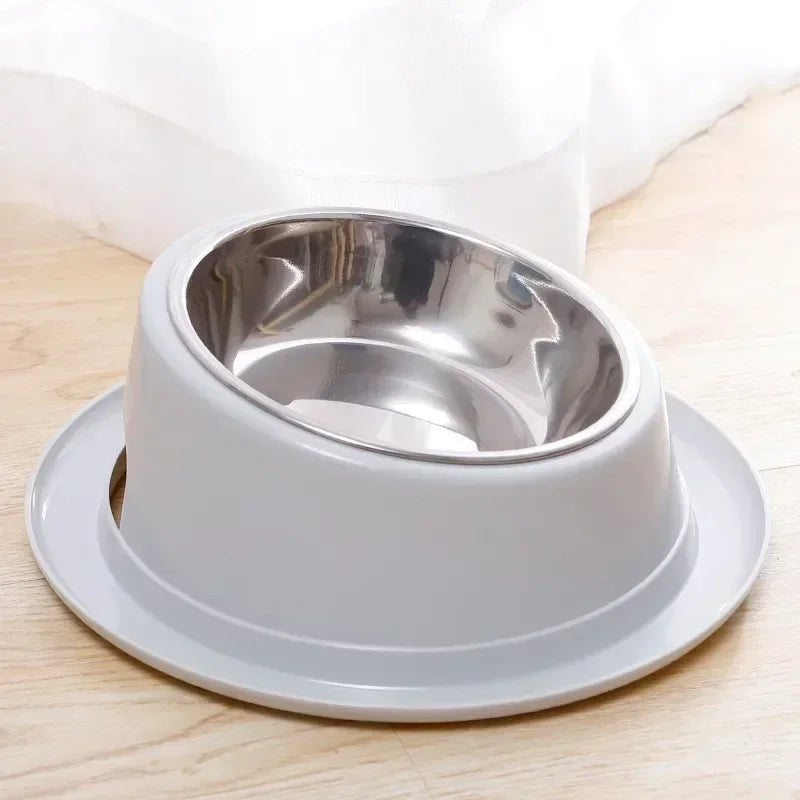 Cat Feeder Slope Anti-Ant Food Bowl For Cat,Dog Quality Stainless Steel