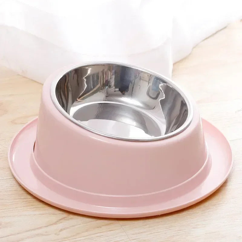 Cat Feeder Slope Anti-Ant Food Bowl For Cat,Dog Quality Stainless Steel