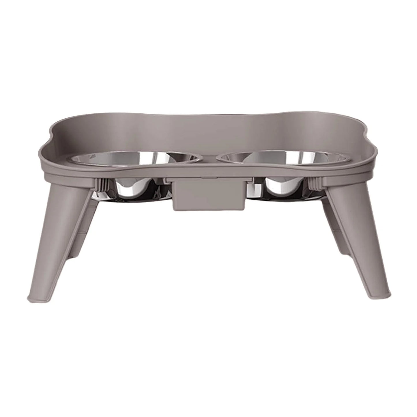 Stainless Steel Elevated Cat or Dog Bowl Non-Slip and No Spill Design for Small Medium Large Dogs