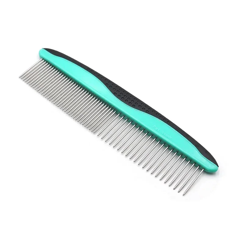 New Pet Comb Stainless Steel Dense Double Teeth
