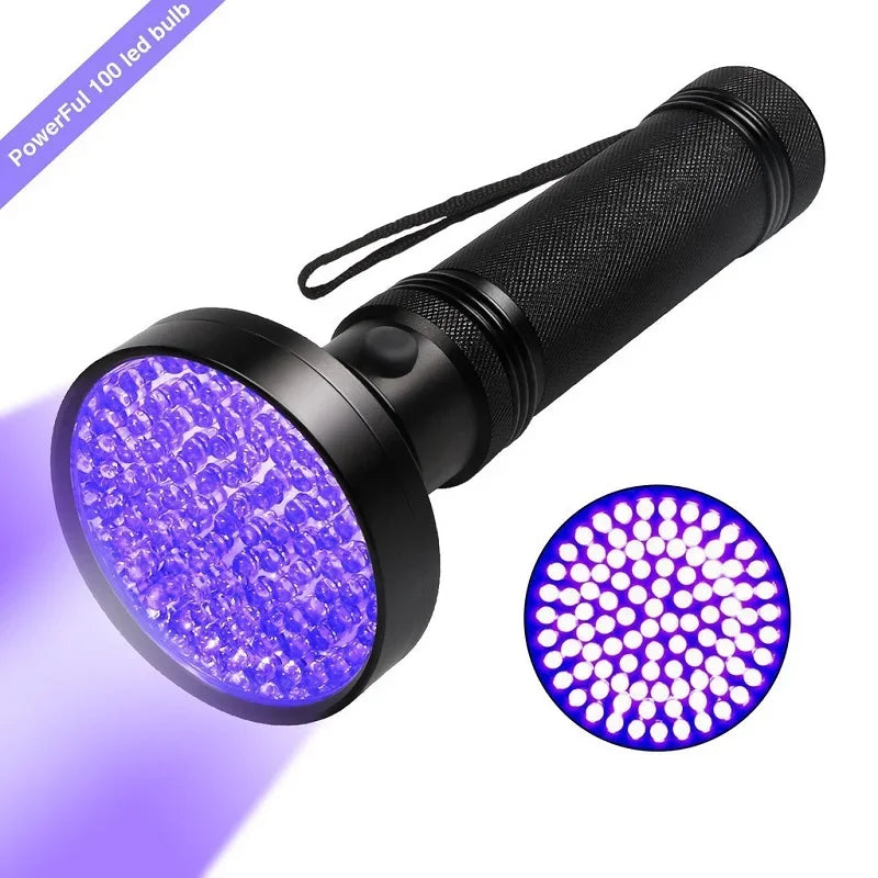 100/51/21 LED UV Flashlight Black Light Pet Urine Detector