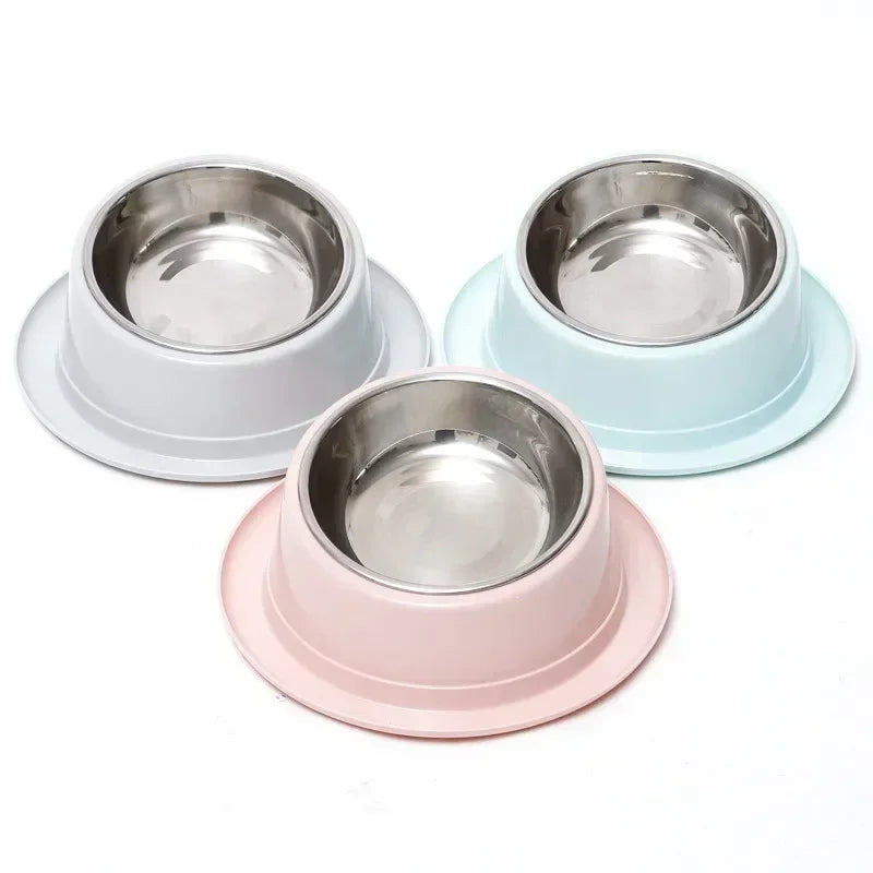 Cat Feeder Slope Anti-Ant Food Bowl For Cat Dog Quality Stainless Steel Container