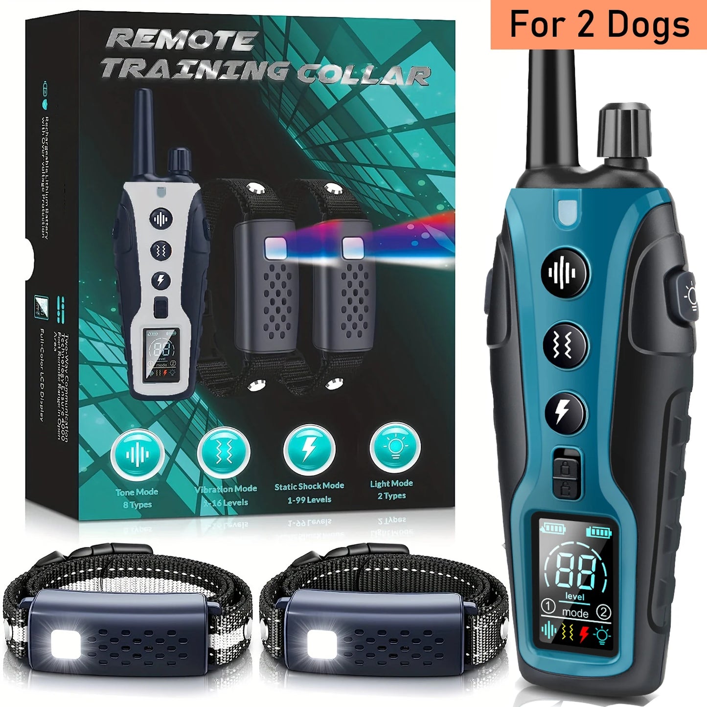 Dog Training Collar, 3300ft Range