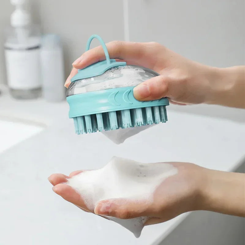 Bath Brush With Soap Dispenser