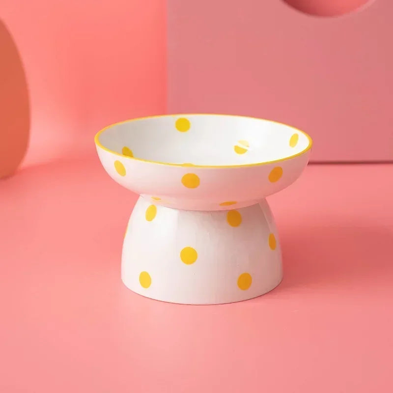 Ceramic Pet Bowl, Food and Water Feeder