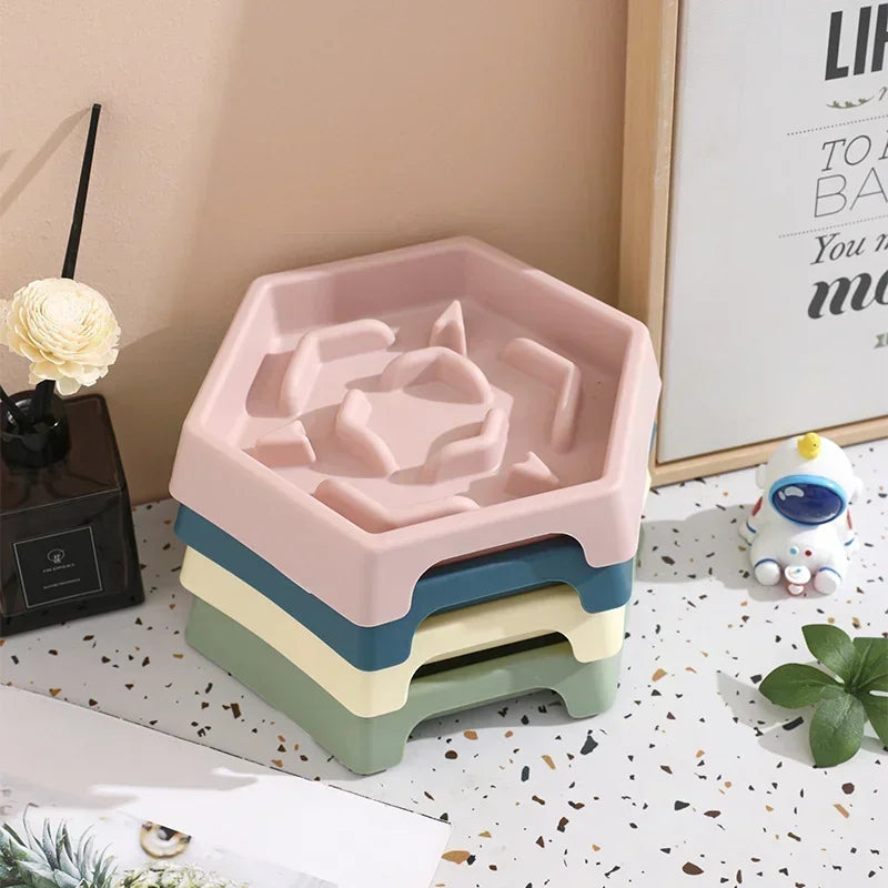 Anti Choking Slow Food Bowl Small and Medium-sized Dog Feeder