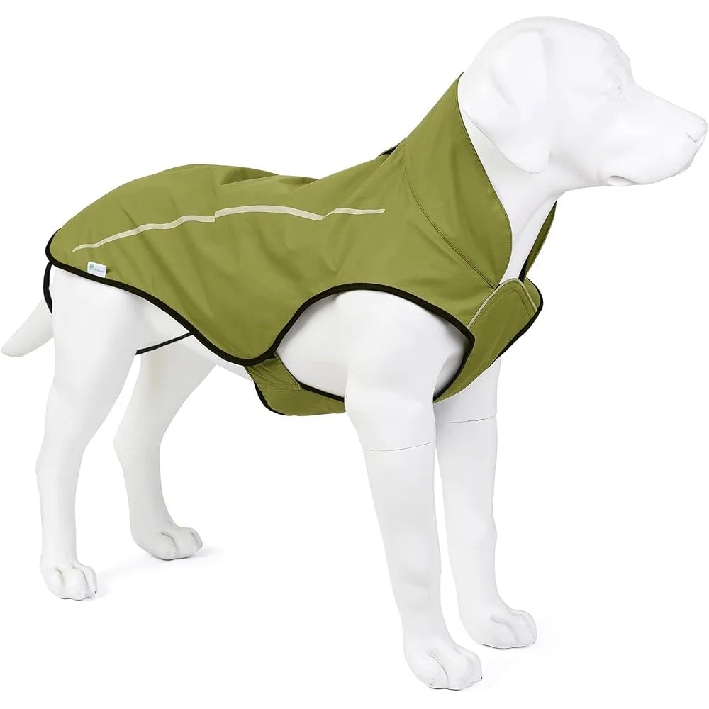 Reflective Dog Raincoat Waterproof Adjustable Lightweight and Breathable