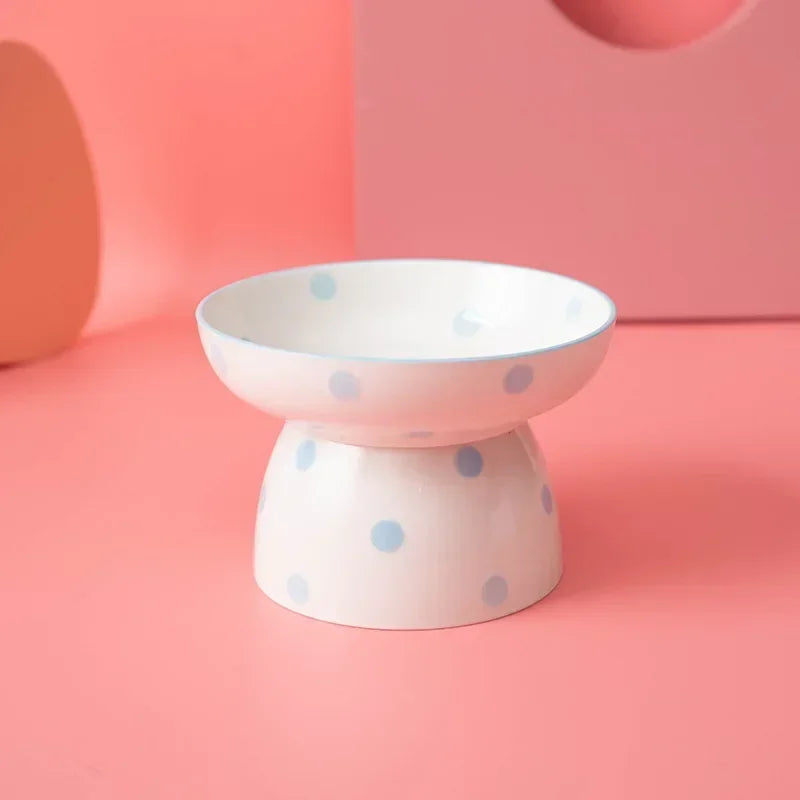 Ceramic Pet Bowl, Food and Water Feeder