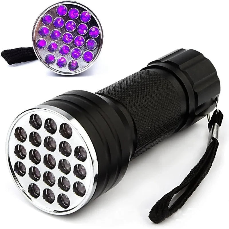 100/51/21 LED UV Flashlight Black Light Pet Urine Detector