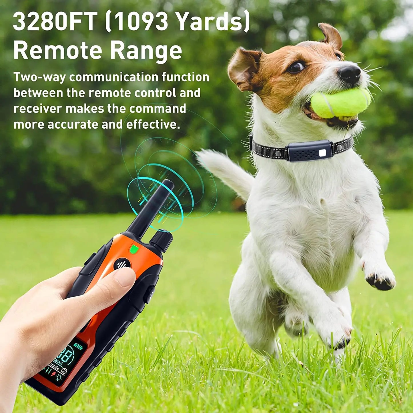 Dog Training Collar, 3300ft Range