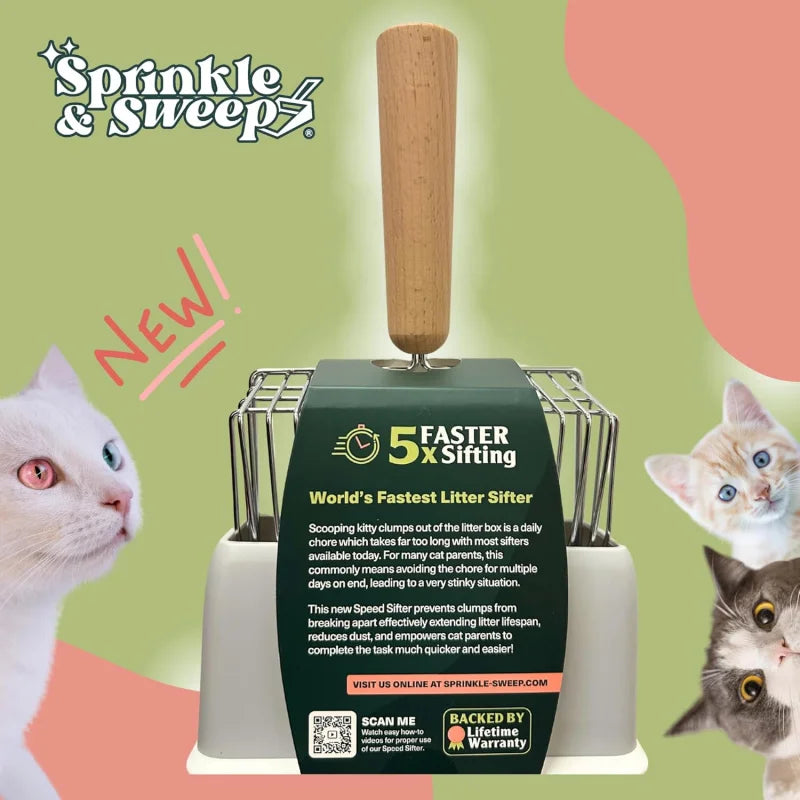 Metal Cat Litter Scoop Speed Sifter