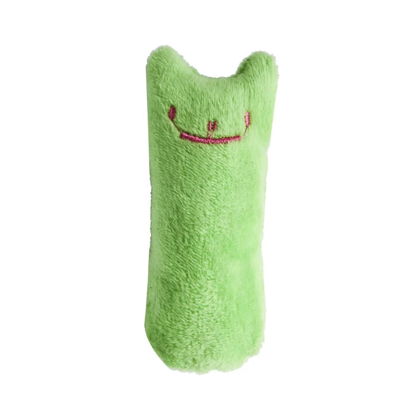 Teeth Grinding Catnip Toys Cute Funny Interactive Plush Teeth Grinding Relaxation