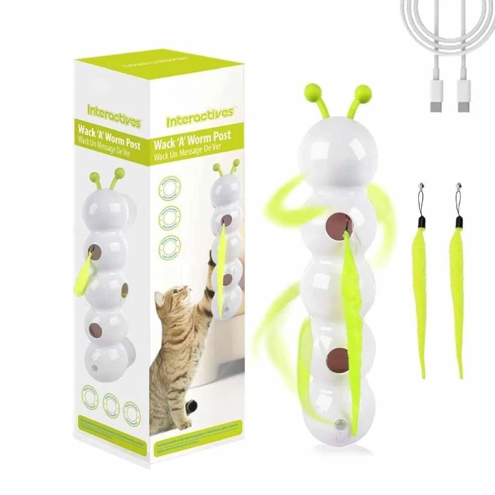 2025 New Intelligent Interactive Earthworm Teasing Toy