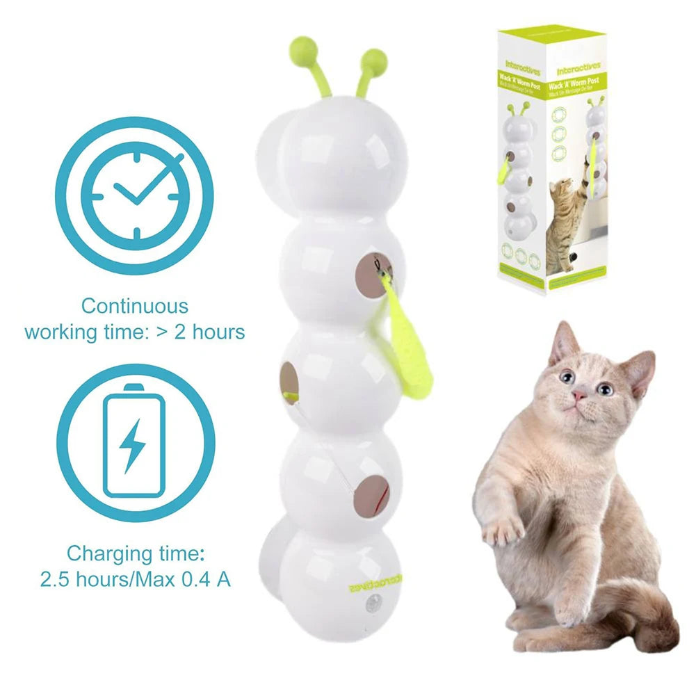 2025 New Intelligent Interactive Earthworm Teasing Toy