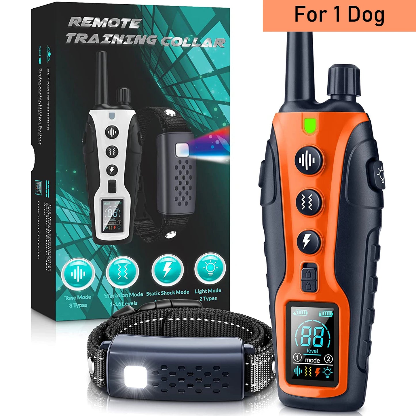 Dog Training Collar, 3300ft Range