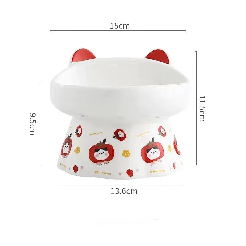 New Ceramic High Foot Food Bowl