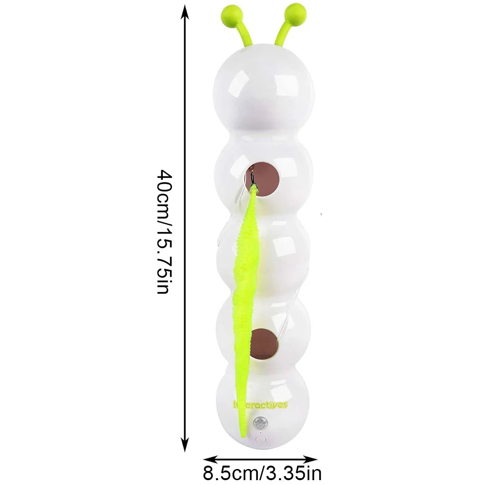 2025 New Intelligent Interactive Earthworm Teasing Toy