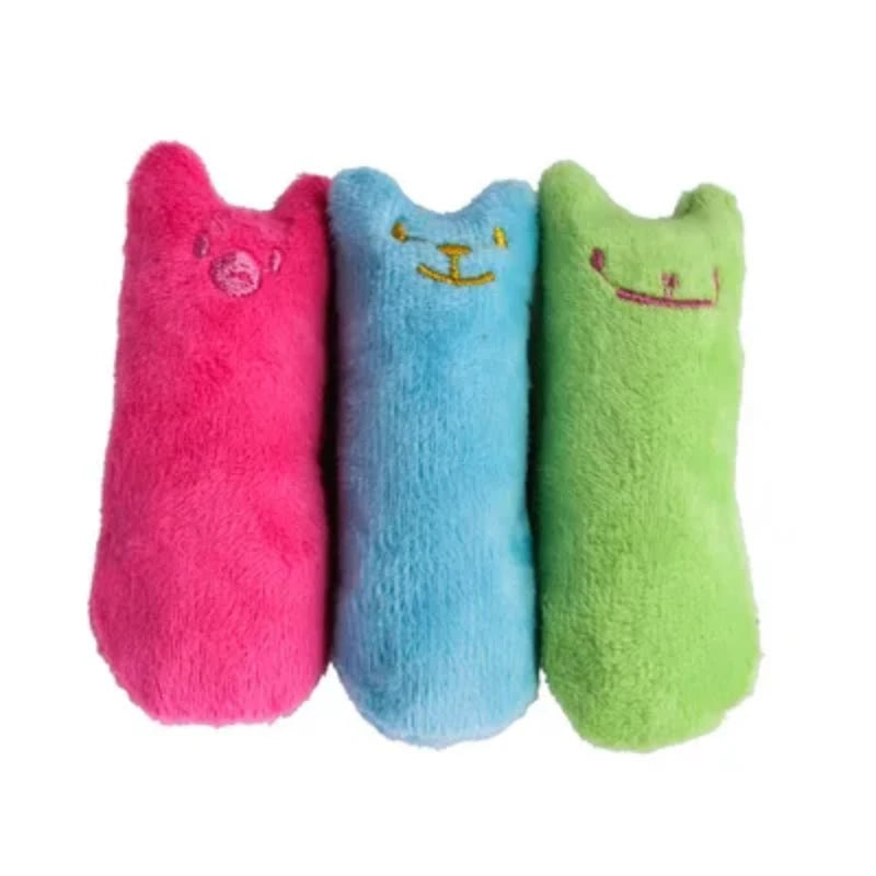 Teeth Grinding Catnip Toys Cute Funny Interactive Plush Teeth Grinding Relaxation