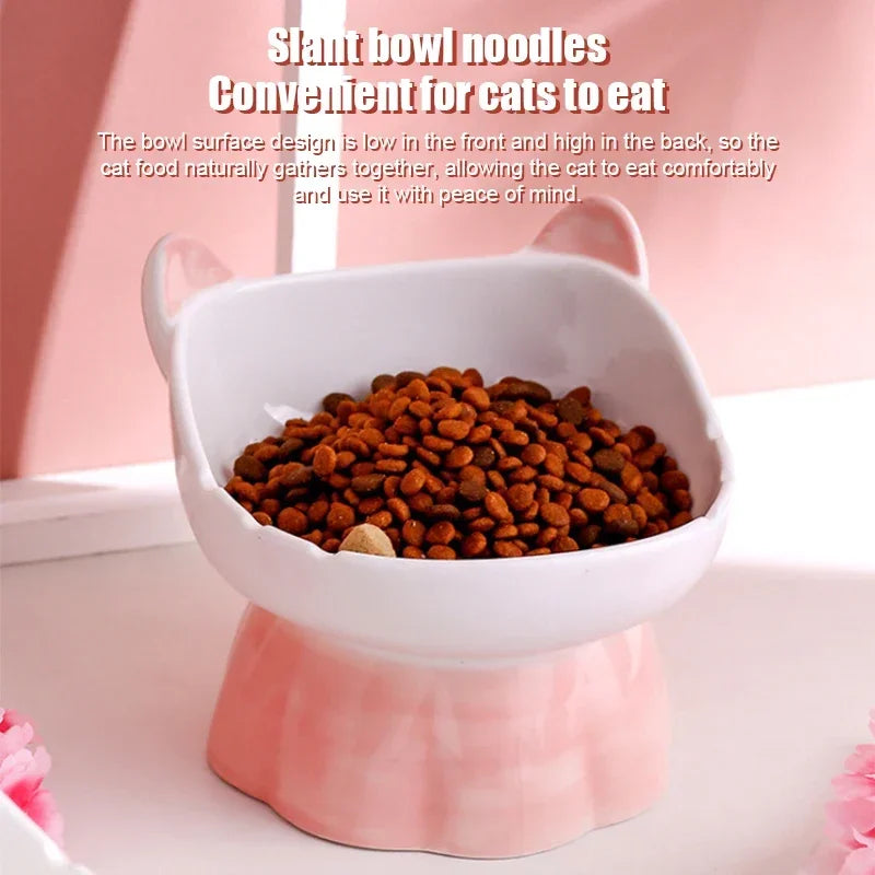 New Ceramic High Foot Food Bowl