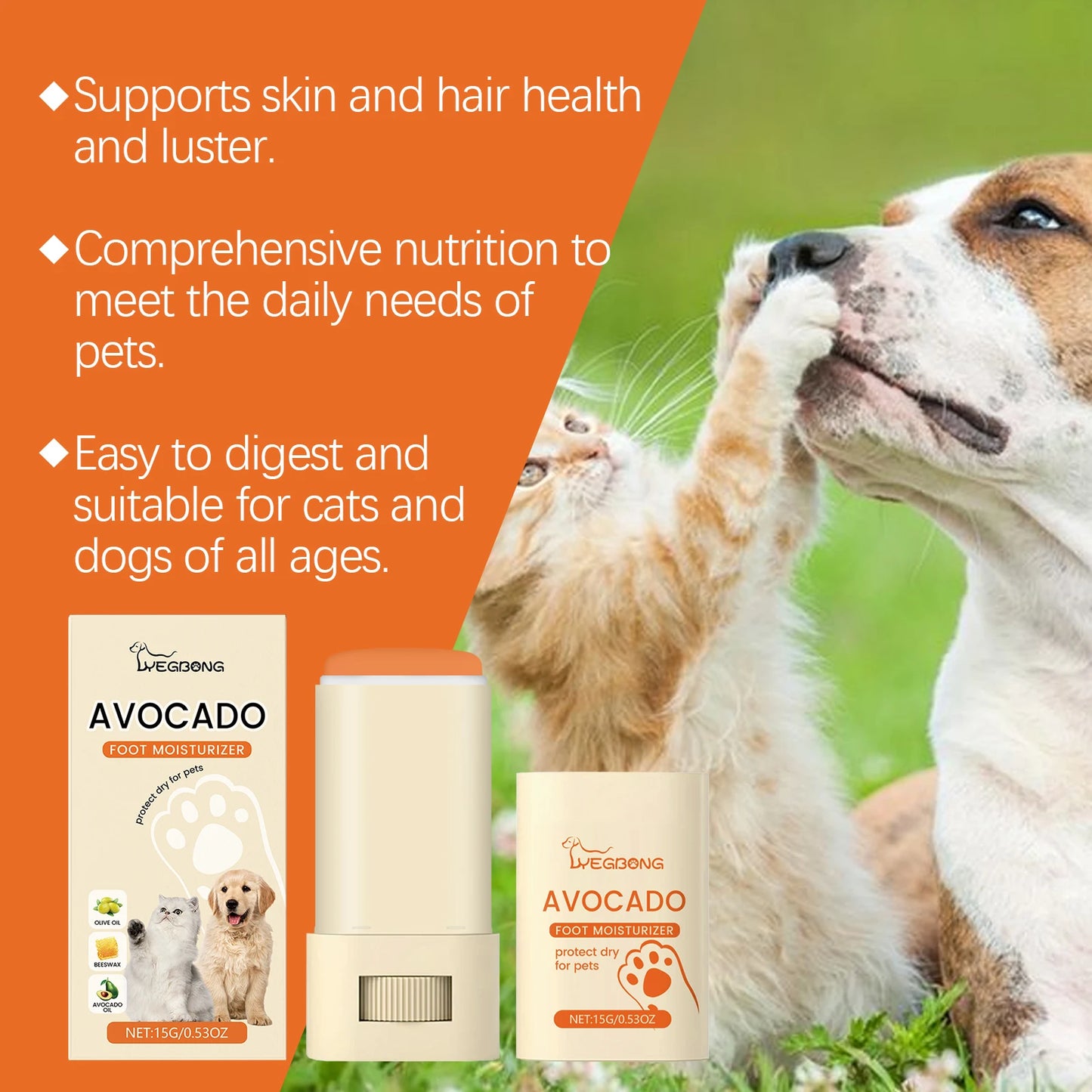 Yegbong 15g Cat Dog Paw Care Balm