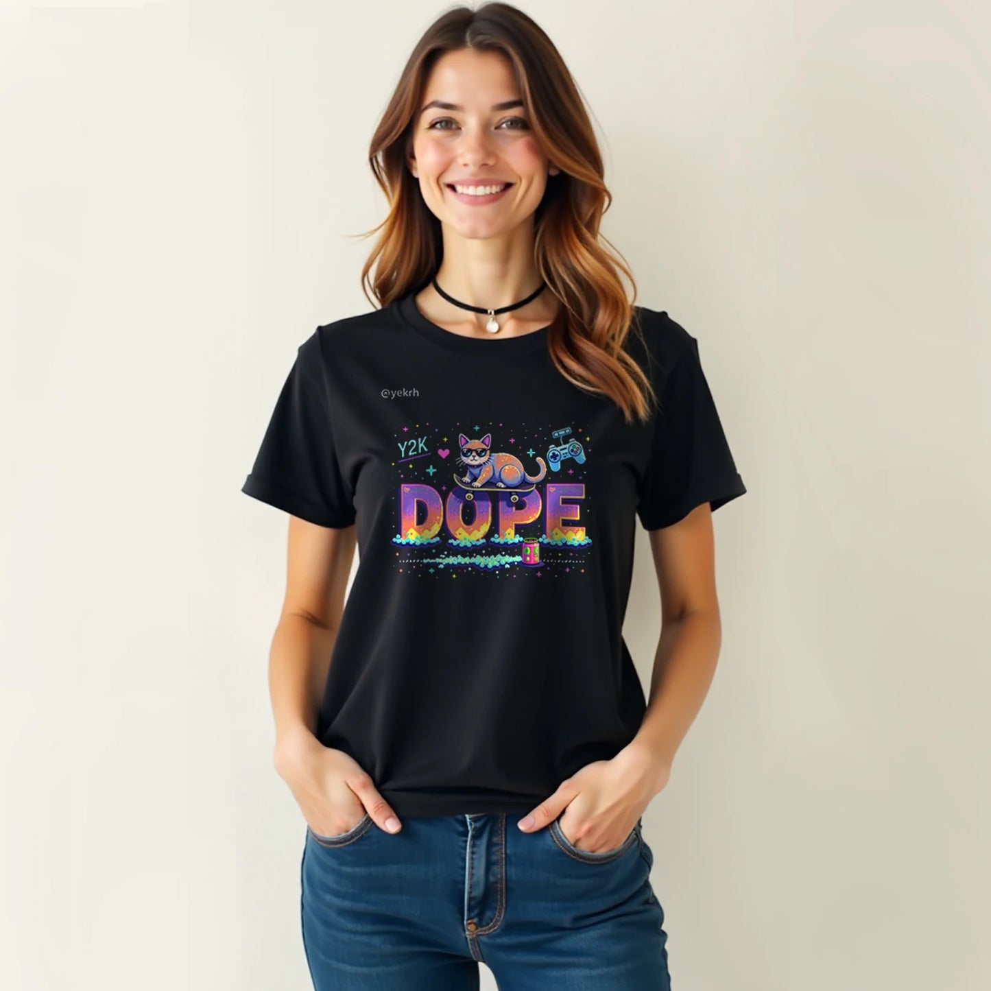 Cute Cat Lover Casual Unisex Oversized T-Shirt