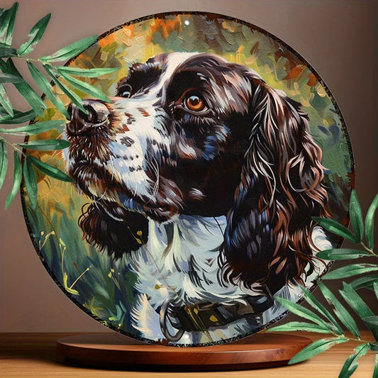 English Springer Spaniel 8x8" Aluminum Wall Art