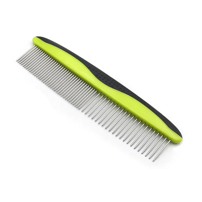 New Pet Comb Stainless Steel  Dense Double Teeth
