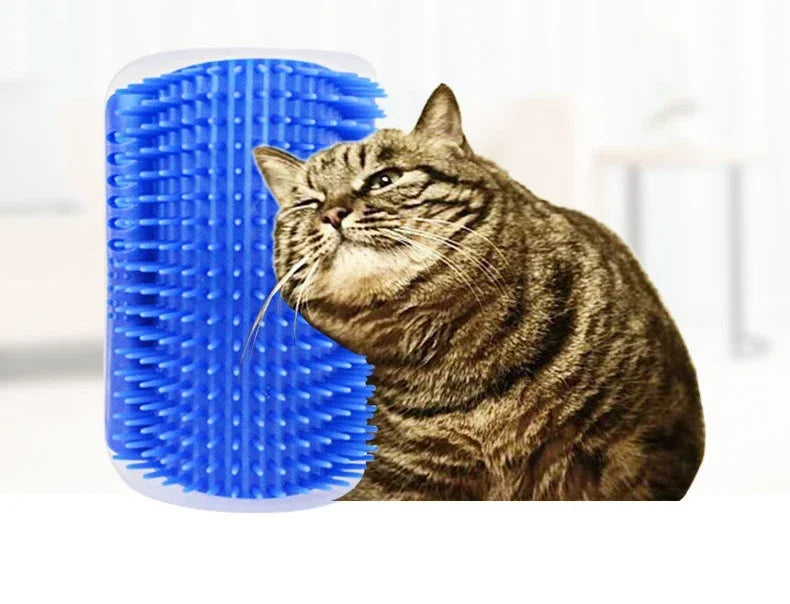 Pet Comb Removable Cat Corner Scratching Rubbing Brush