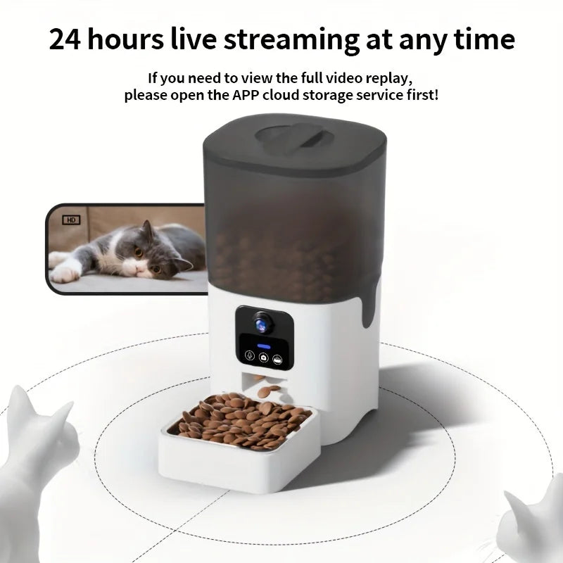 PAPIFEED Automatic Feeder WIFI intelligent timed Quantitative pet food Dispenser