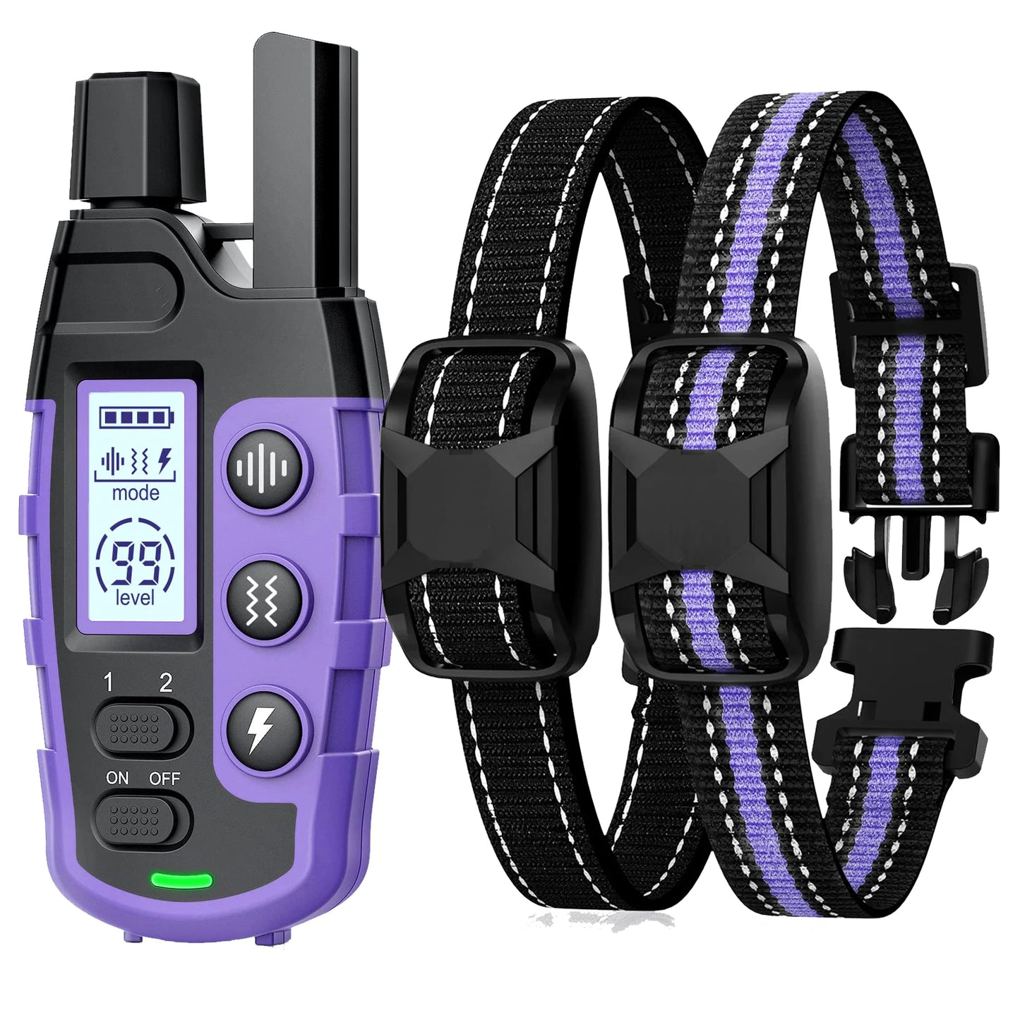 3300Ft Electric Dog Training Collar With Shock / Vibration