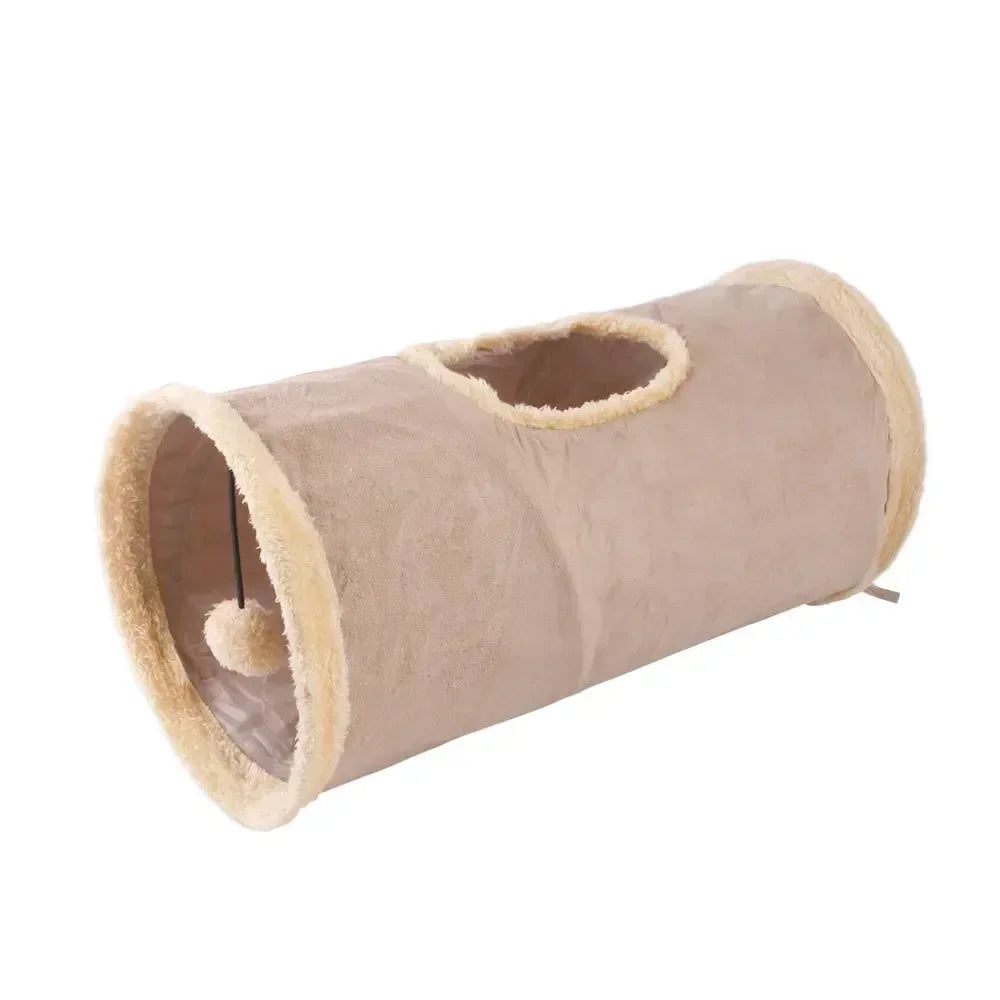 Foldable Cat Tunnel, Tube, Collapsible, Interactive Toy