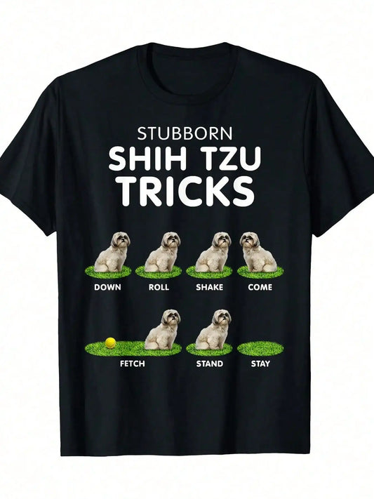Shih Tzu Trick T-Shirt For Men & Women
