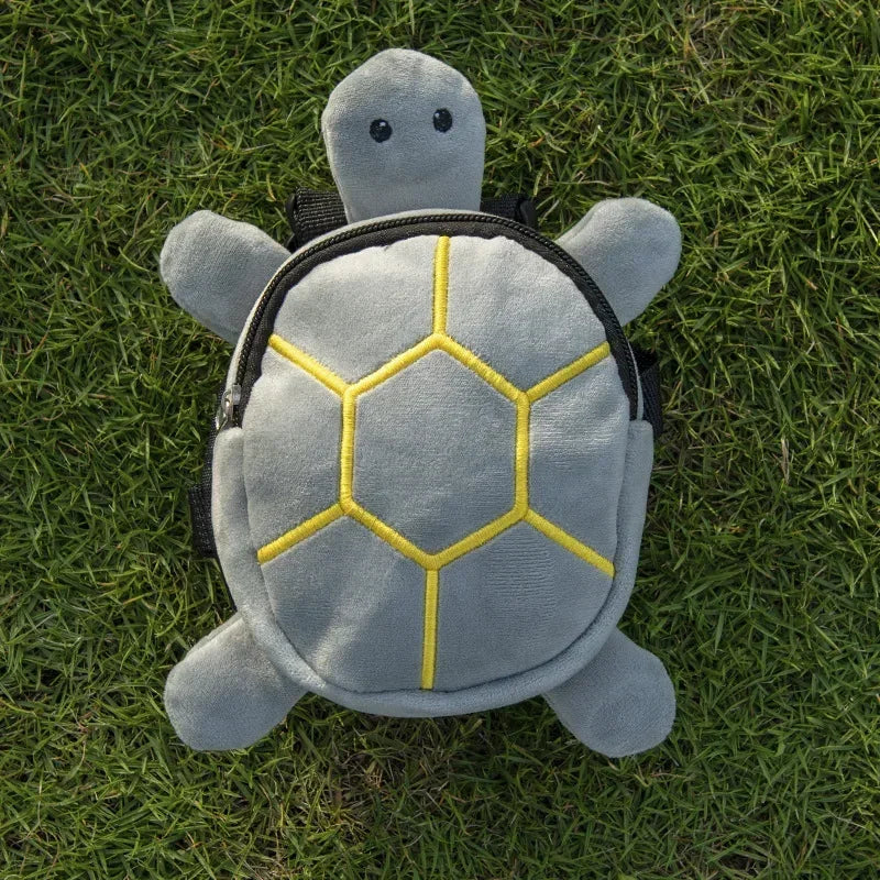 Turtle Shape Dog Snack Bag Soft Large Capacity Pet Backpack  For Small Medium Puppy Dogs