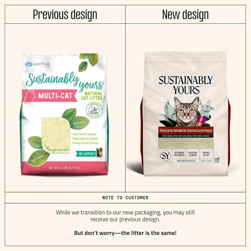 Cat Litter Unscented Natural Clumping Formula 10 lbs Exceptional Odor Control