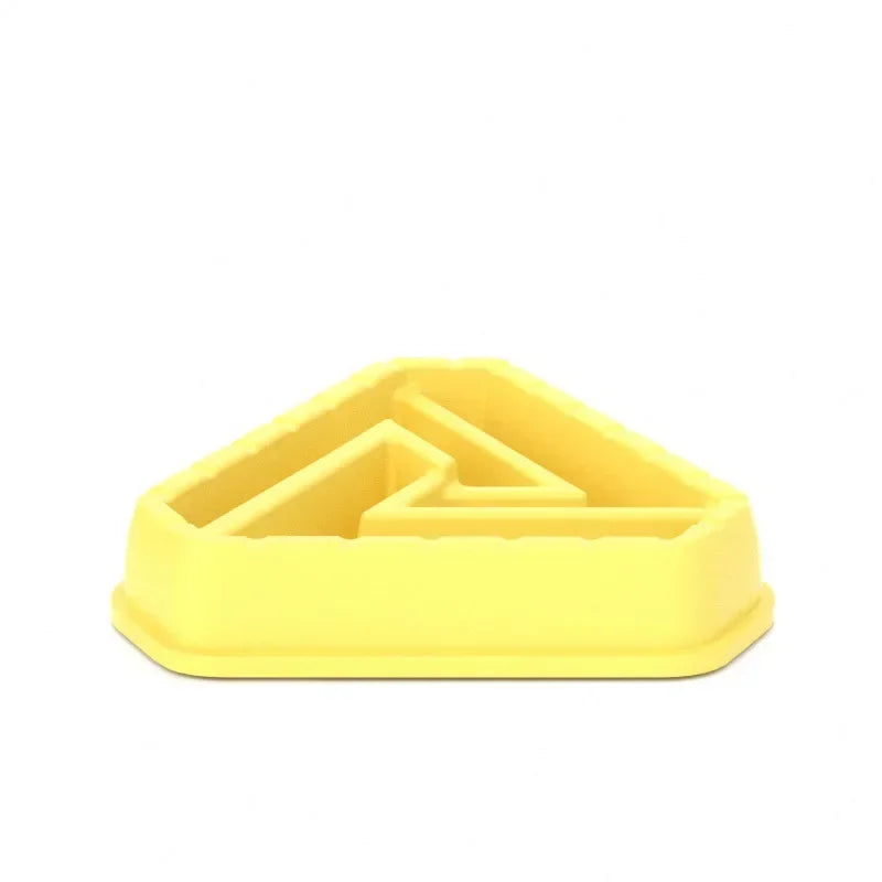 Slow Feeder Bowl Puppy Cat Slow Eating Dish Bowl Anti-Gulping