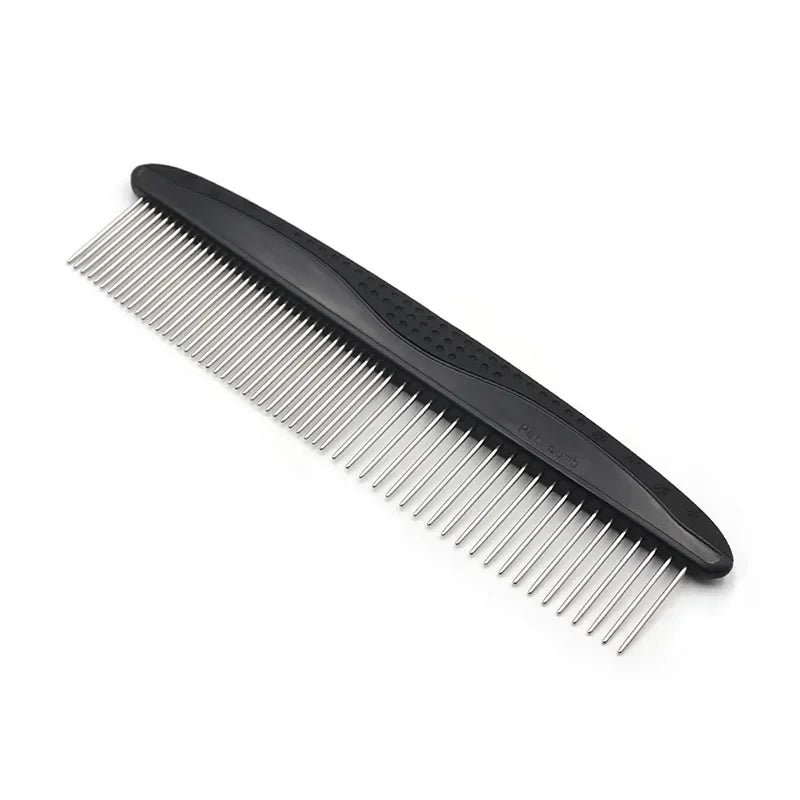 New Pet Comb Stainless Steel  Dense Double Teeth