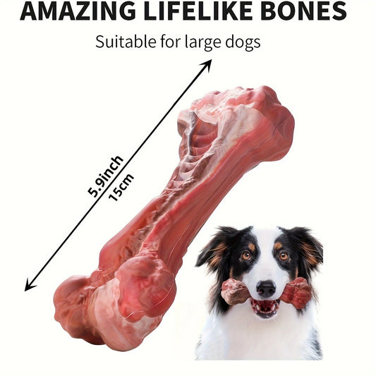 Durable dog chew for cleaning canine teeth