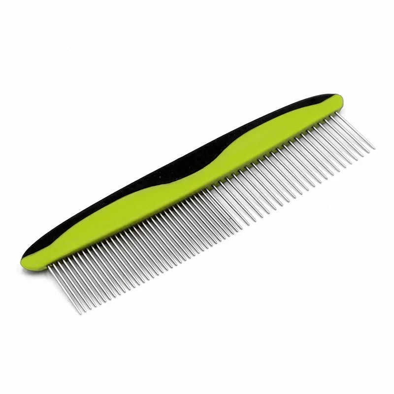 New Pet Comb Stainless Steel  Dense Double Teeth