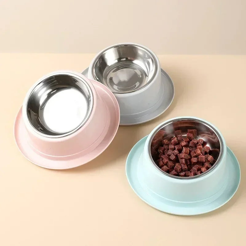 Cat Feeder Slope Anti-Ant Food Bowl For Cat Dog Quality Stainless Steel Container
