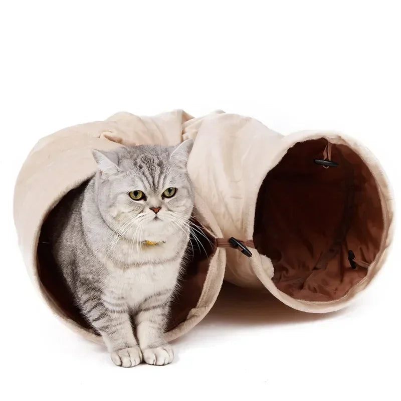 Big Long Cat Tunnel with Ball