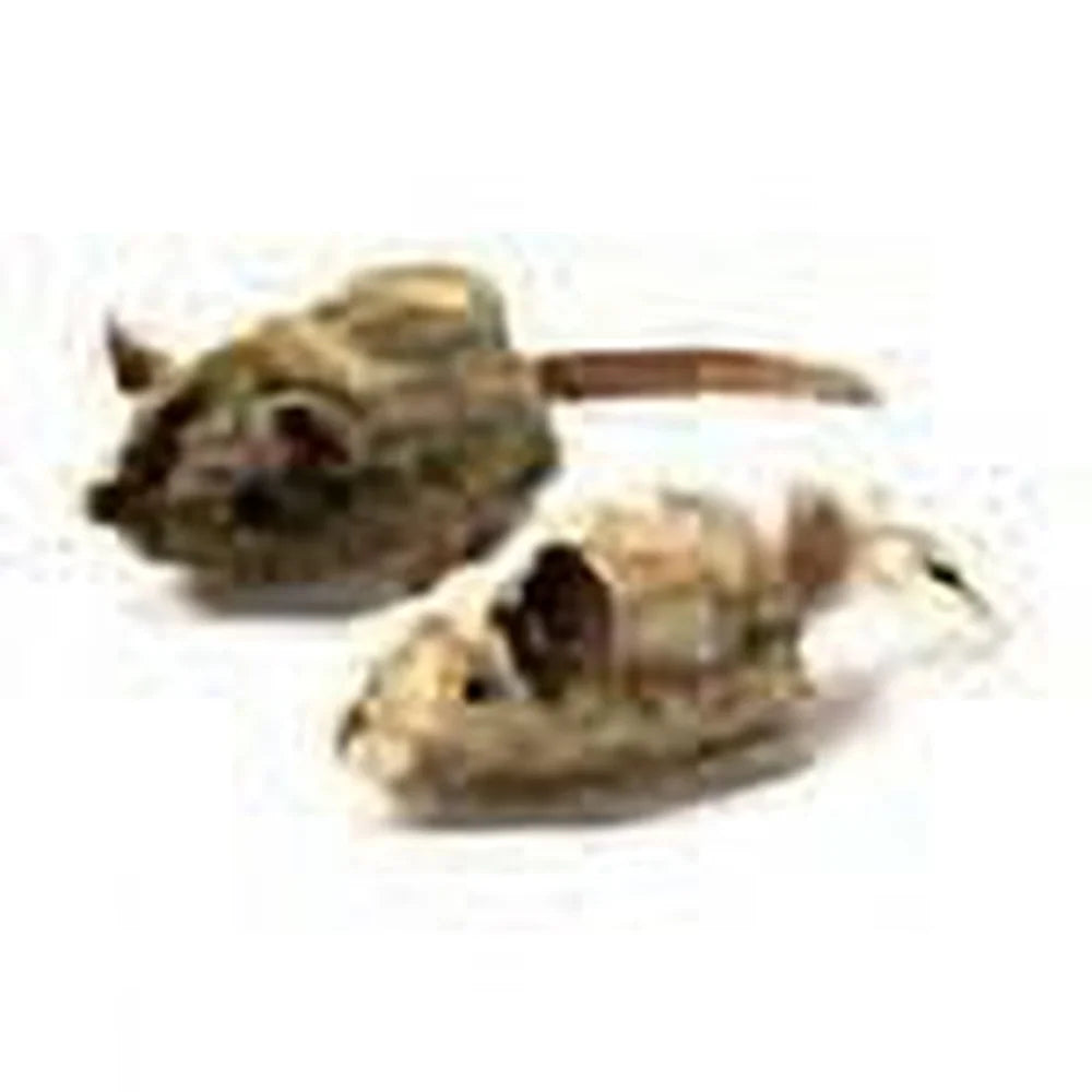 Interactive Catnip Mouse Toy, Pack of 2, Realistic Sound Encourages Active Play