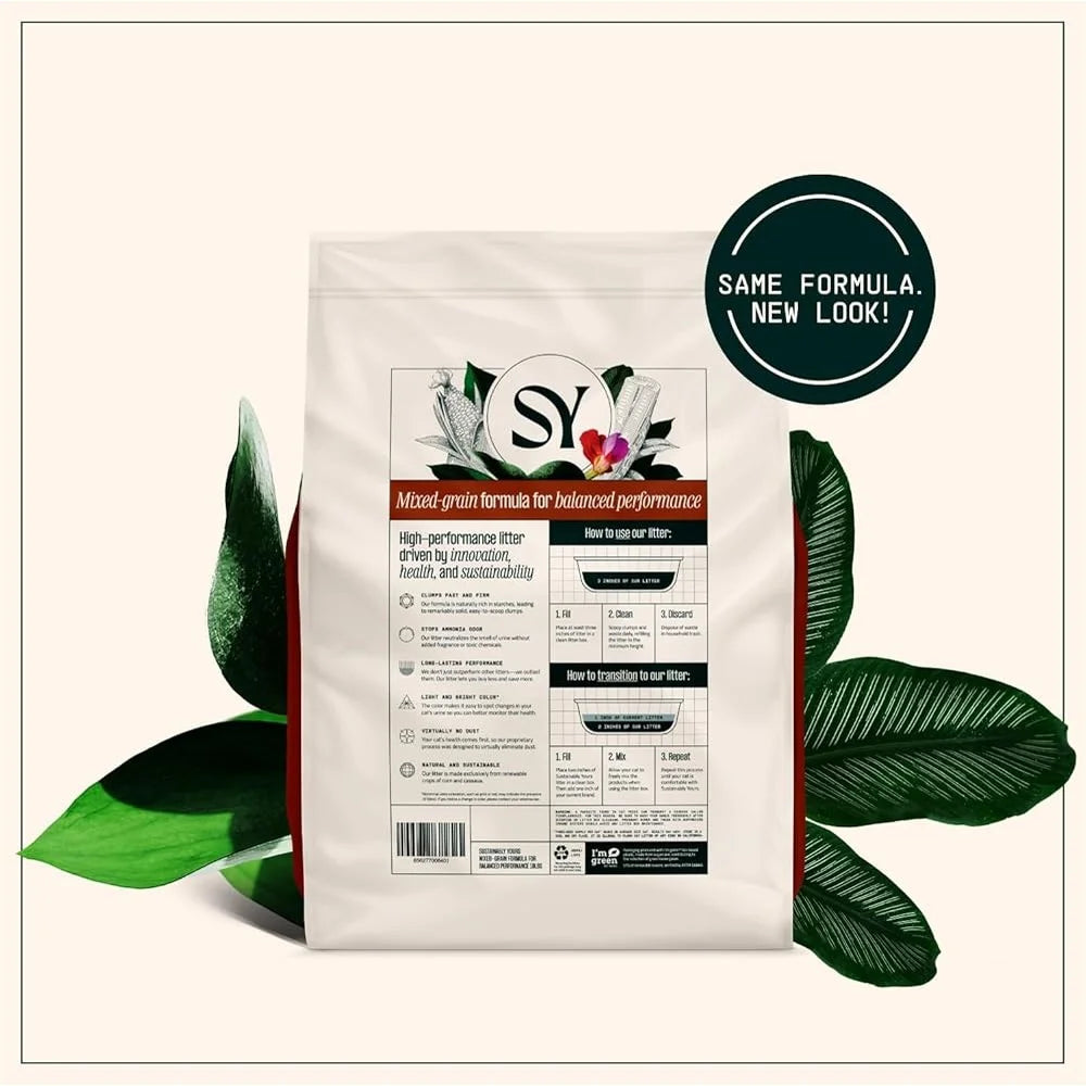 Cat Litter Unscented Natural Clumping Formula 10 lbs Exceptional Odor Control