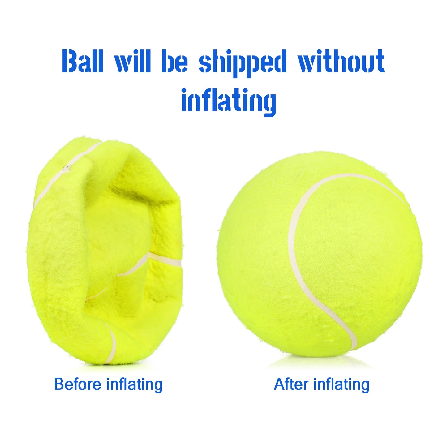 9.5 Inch Oversize Giant Inflatable Tennis Ball