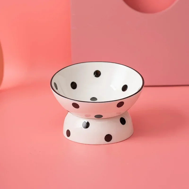 Ceramic Pet Bowl, Food and Water Feeder
